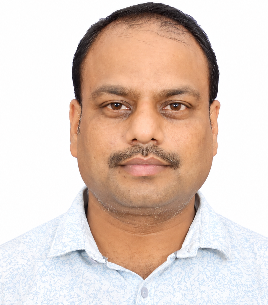 Formal ID Portrait of an Indian Man