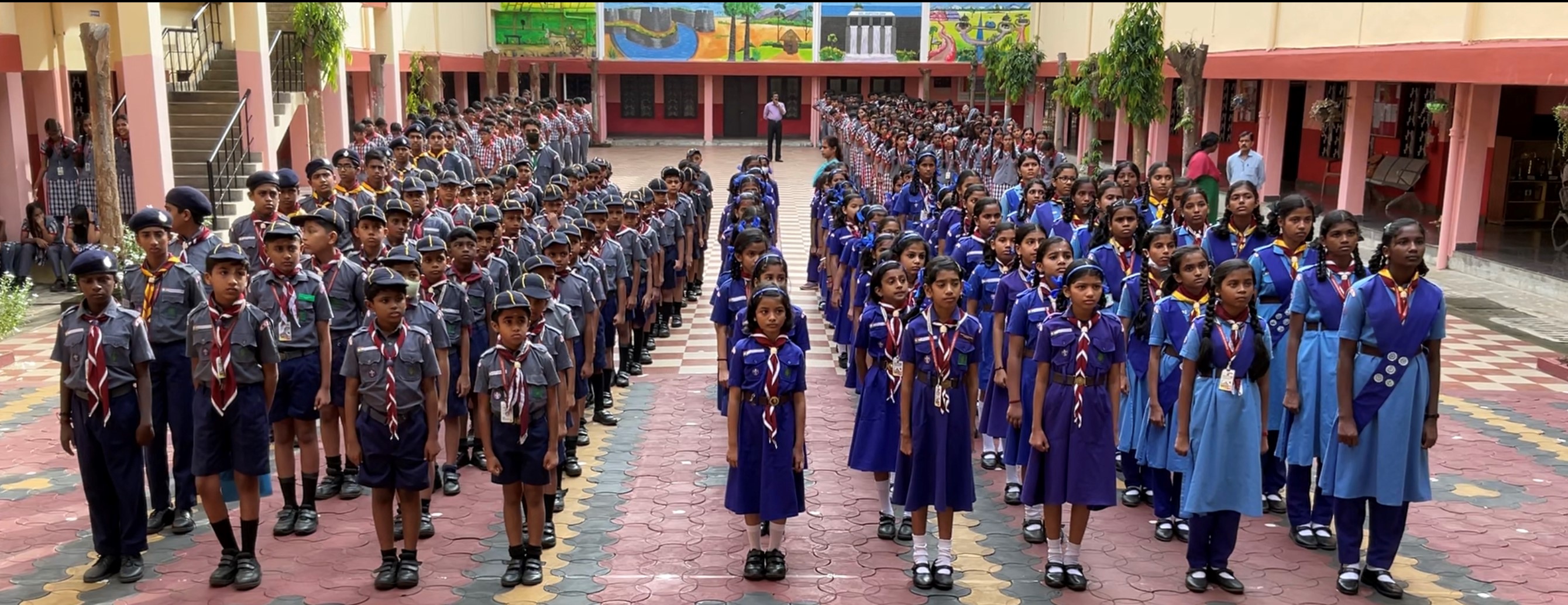 स्काउट एवं गाइड शिविर