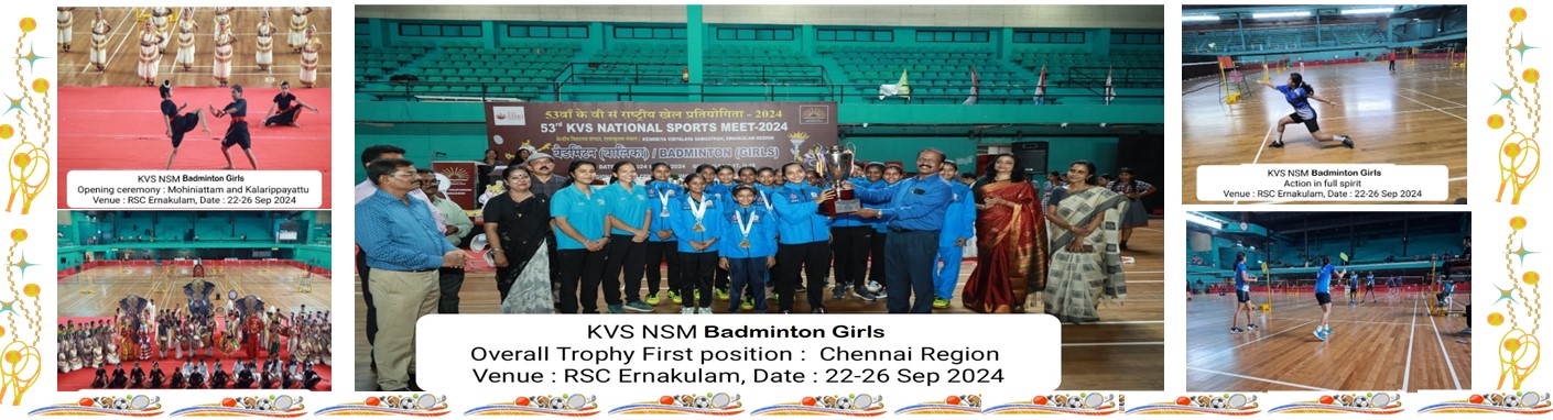 KVS National Sports Meet (Badminton Girls)