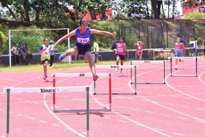 53rd KVS NSM Athletics(Girls)24-25 U17 400M Hurdles at LNCPE, Trivandrum, hosted by PM Shri KV Pattom