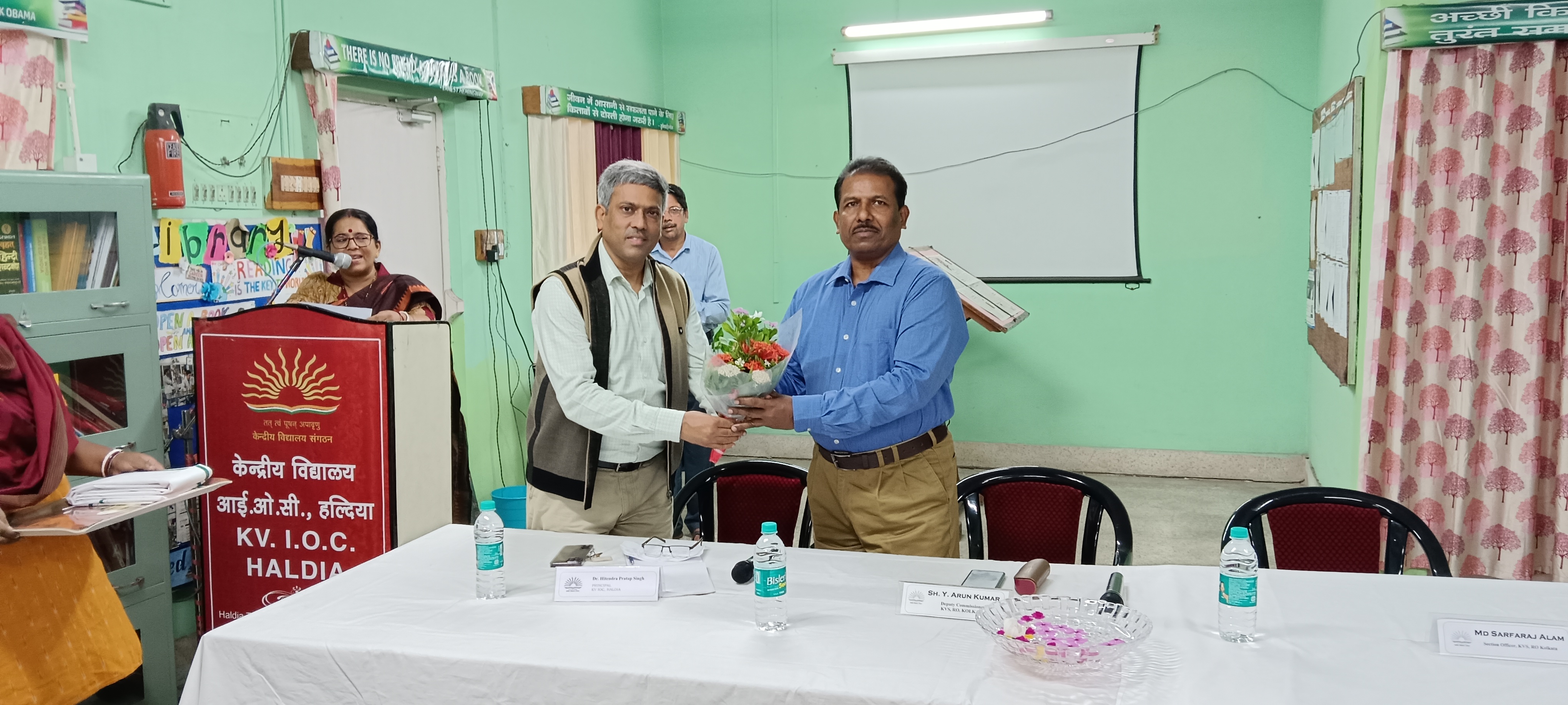 श्री वाई अरुण कुमार का दौरा