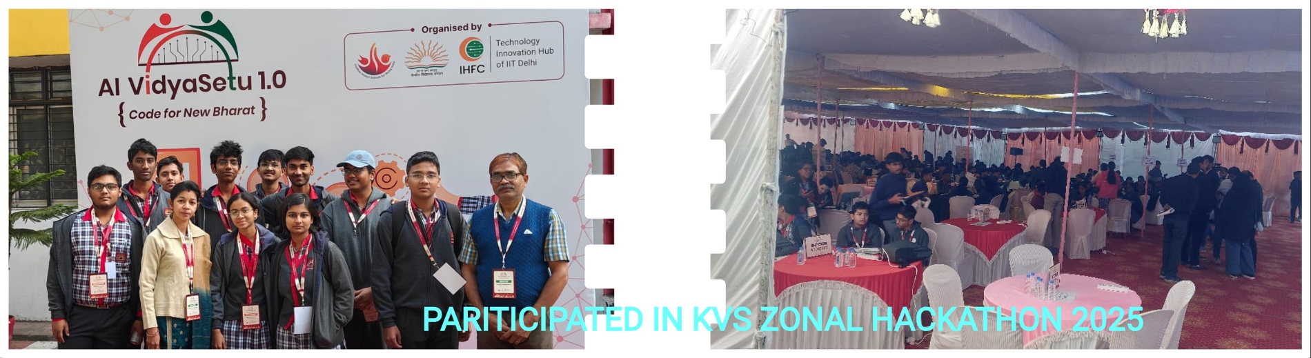 PARTICIPATED IN KVS ZONAL HACKATHON 2025