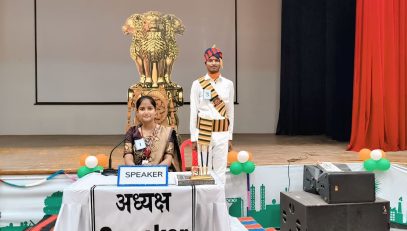 Participation in Youth parliament 2025-26 at KV PDDU Nagar