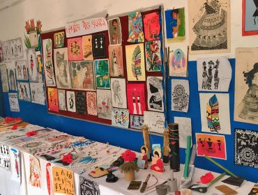 विद्यालय में कला प्रदर्शनी