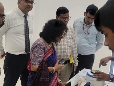VOCATIONAL LAB VISIT OF HON'BLE DEPUTY COMMISSIONER KV RO VARANASI