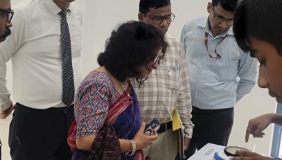 VOCATIONAL LAB VISIT OF HON'BLE DEPUTY COMMISSIONER KV RO VARANASI