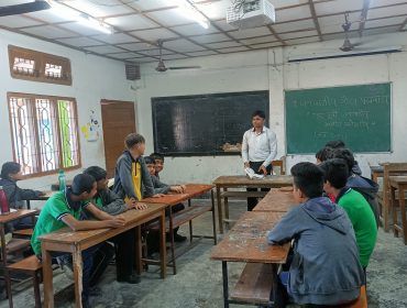 Janjatiya Gaurav Pakhwada, a quiz session was conducted in class VII on the Northeast tribes