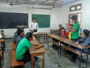 Janjatiya Gaurav Pakhwada, a quiz session was conducted in class VII on the Northeast tribes