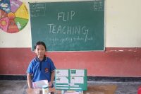 Flip teaching by class 3 to enhance English vocabulary_
