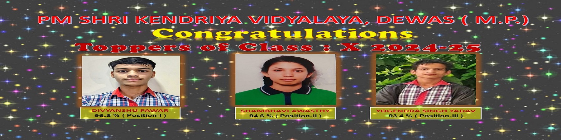 toppers of class X 2024-25