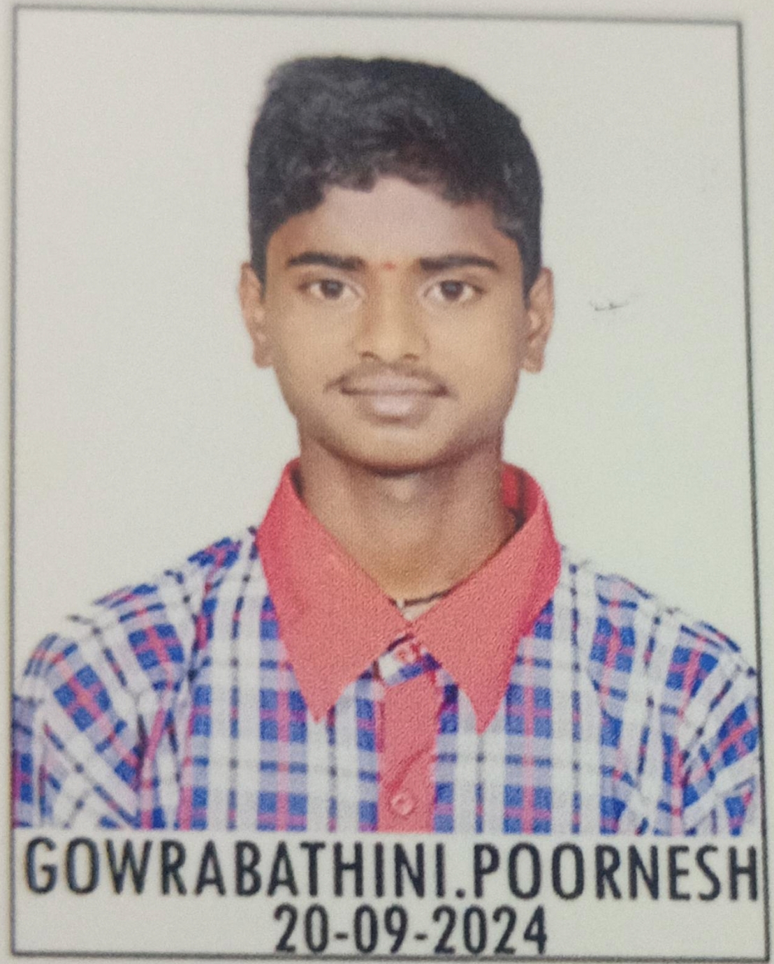 student name