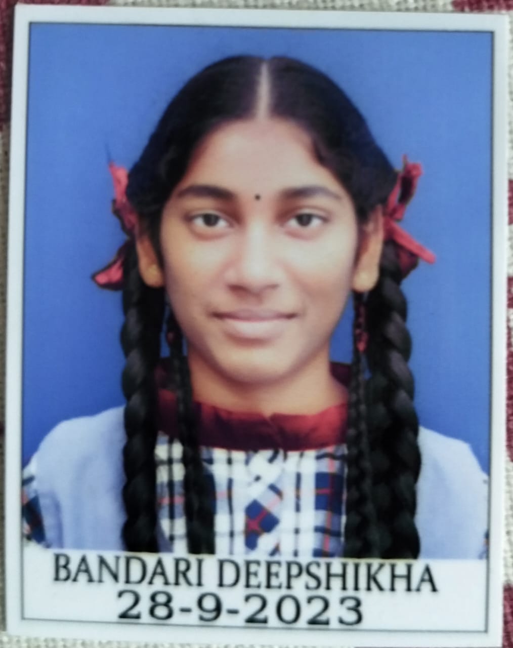 student name