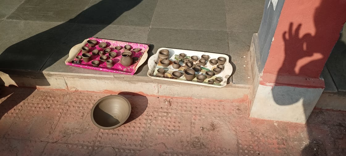Pottery Making by Students
