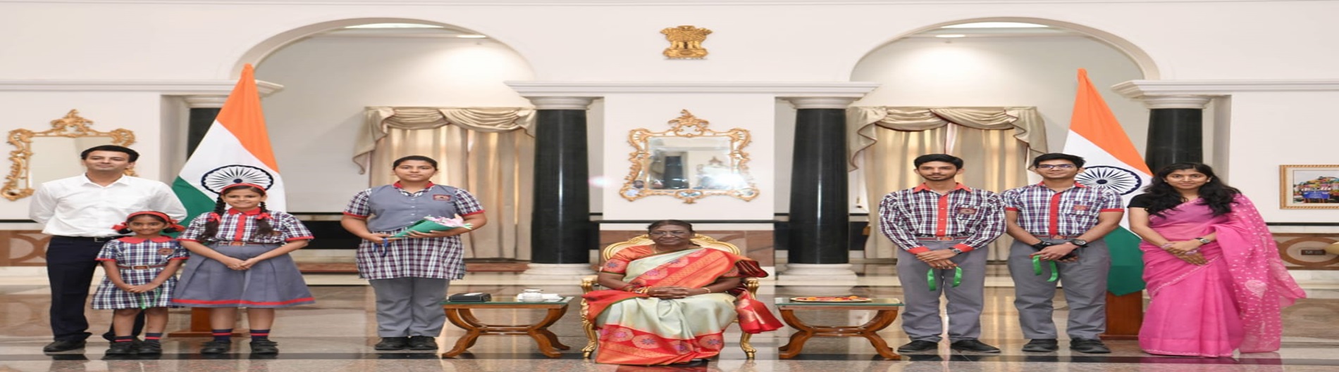 Visit of Rastrapati Bhavan