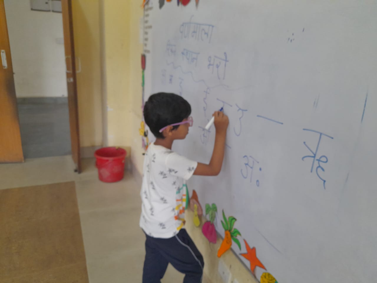 बालवाटिका लेखन कार्य