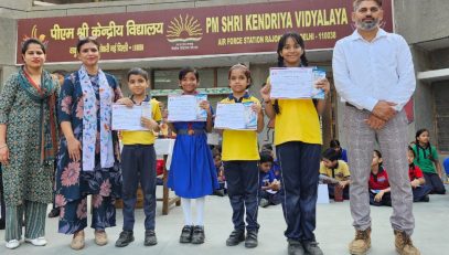 prize distribution primary section c, pm shri kv afs rajokri (3)