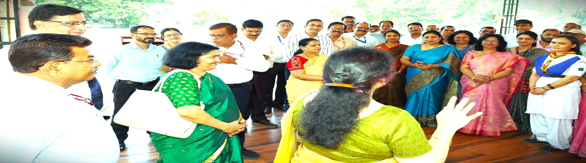 आयुक्त महोदया द्वारा विद्यालय निरिक्षण की कुछ झलकियाँ