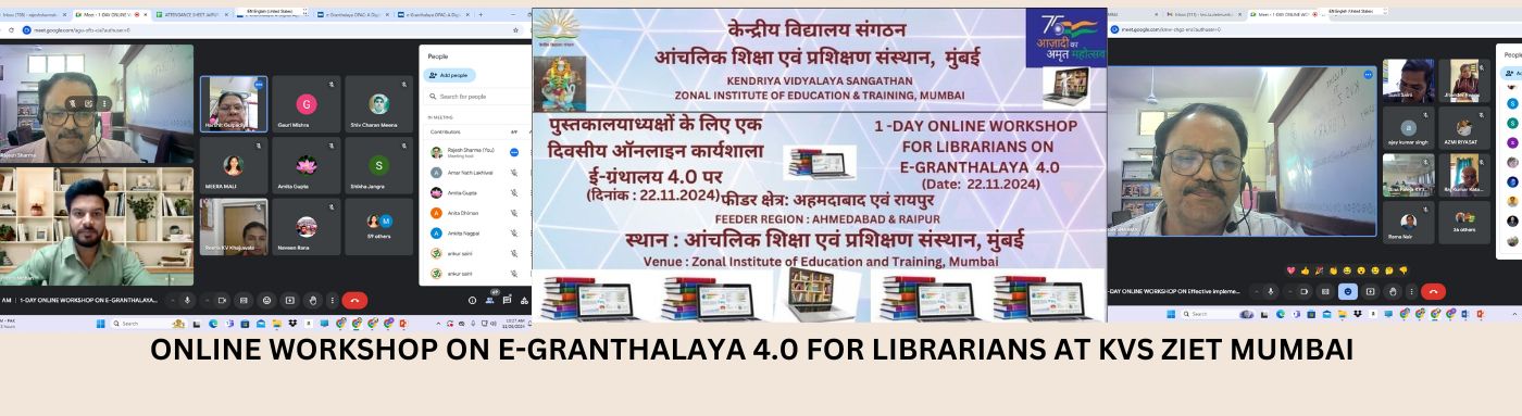 ONLINE WORKSHOP ON E-GRANTHALAYA