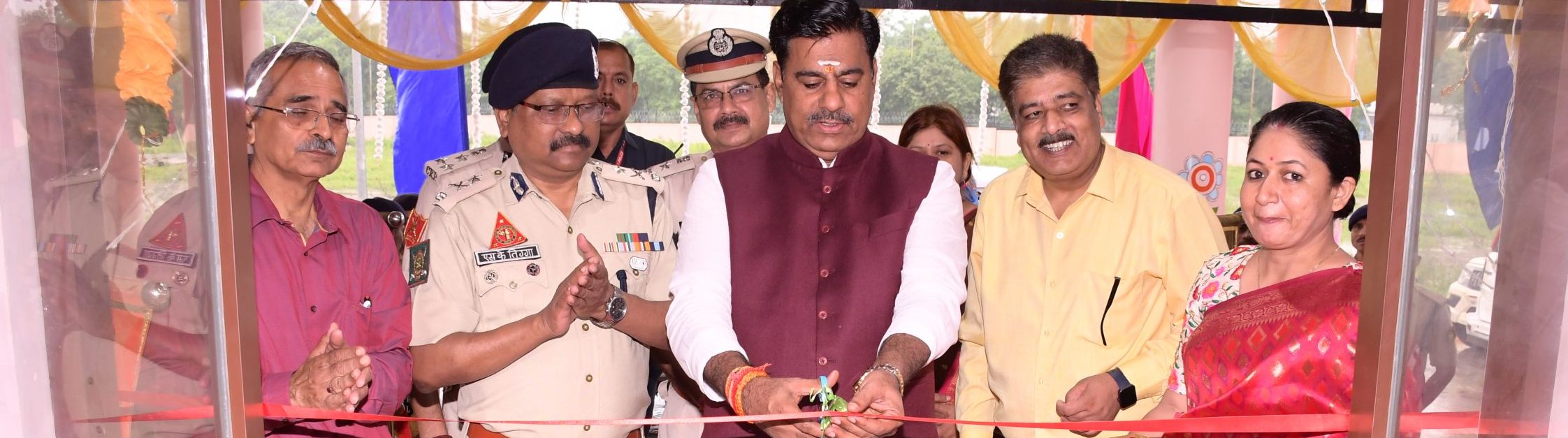 पीएम श्री केन्द्रीय विद्यालय सीआरपीएफ बंगरसिया के नये भवन का लोकार्पण