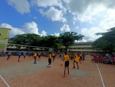 Yoga & Volleyball competition