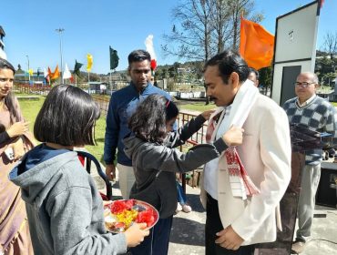 children welcomed sir