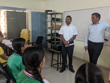 Interaction with the students of Class XII by AC Sir
