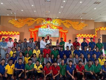 Youth Parliament team at RO level competition winning 2nd Place