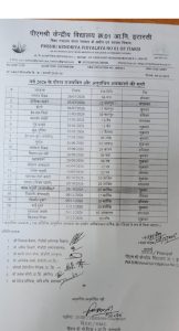2026-27 की छुट्टियों की सूची