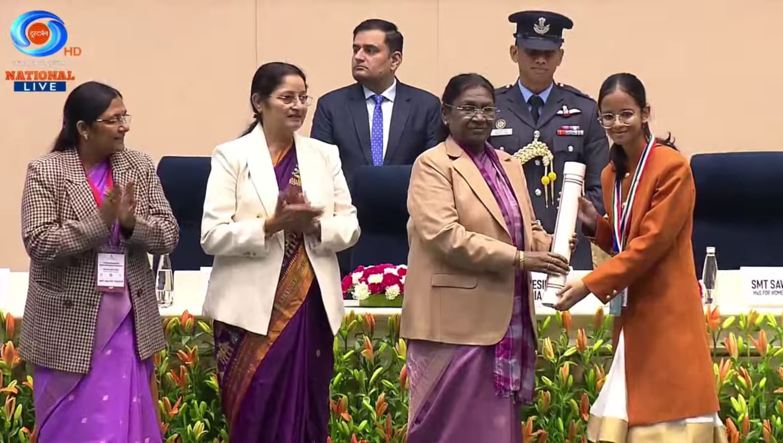 Aishi Prisha Borah, a Class IX student of KV RRL Jorhat , has been conferred with the Pradhan Mantri Rashtriya Bal Puraskar–2025 in the category of Innovation (Science and Technology)