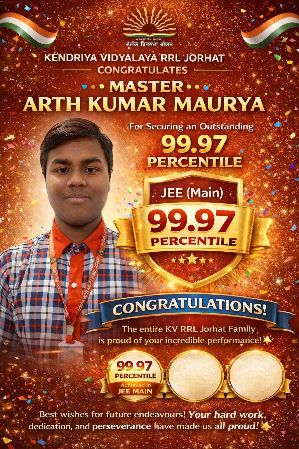 RRL JORHAT JEE ACHEIVER