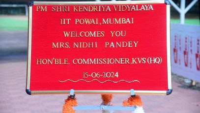 Visit of Commissioner KVS
