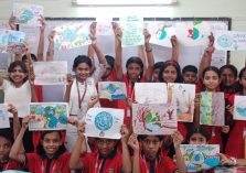 Poster Making on Jal Pakhwada;?>