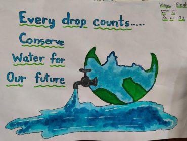 Poster Making on Jal Pakhwada