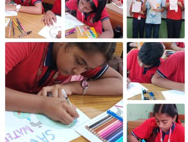 Poster Making on Jal Pakhwada