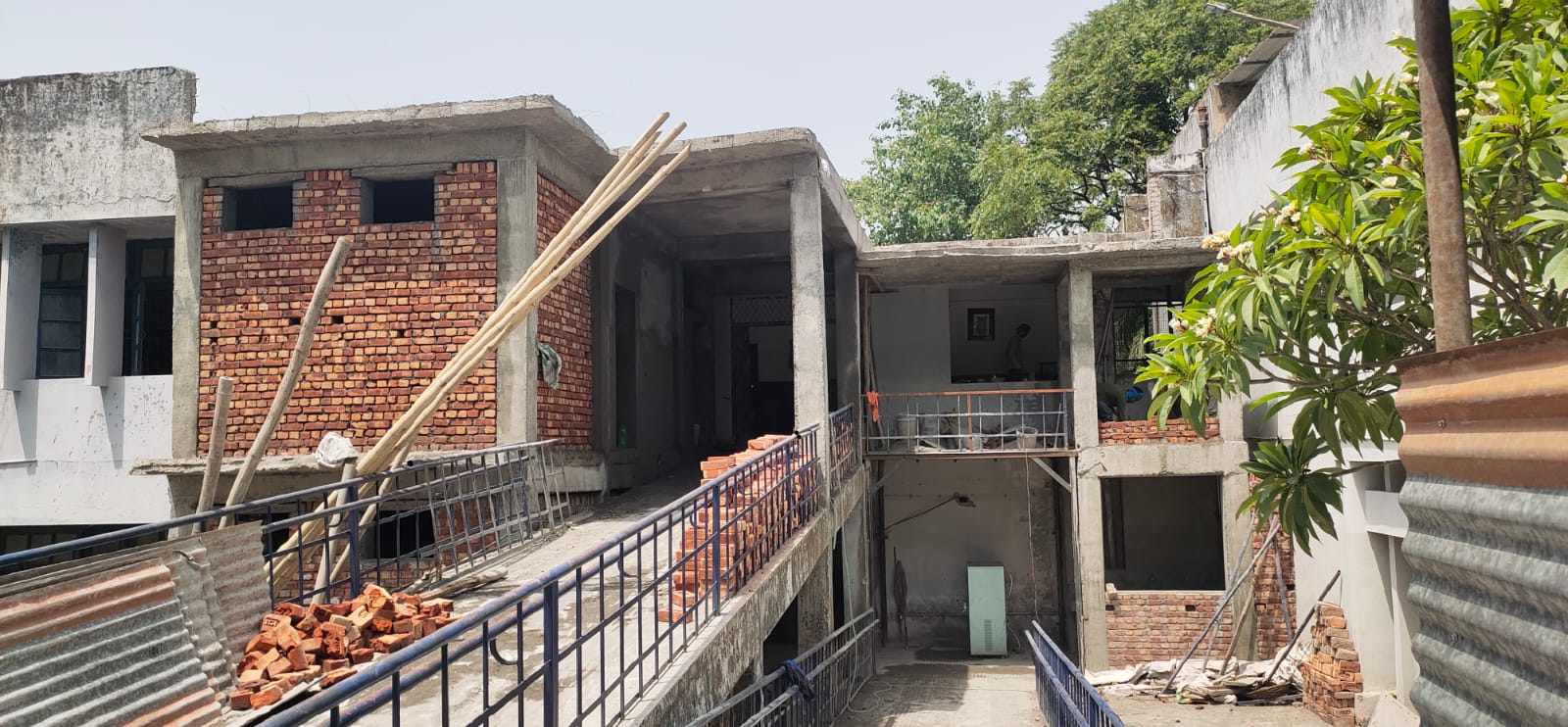 Washroom Primary construction in progress