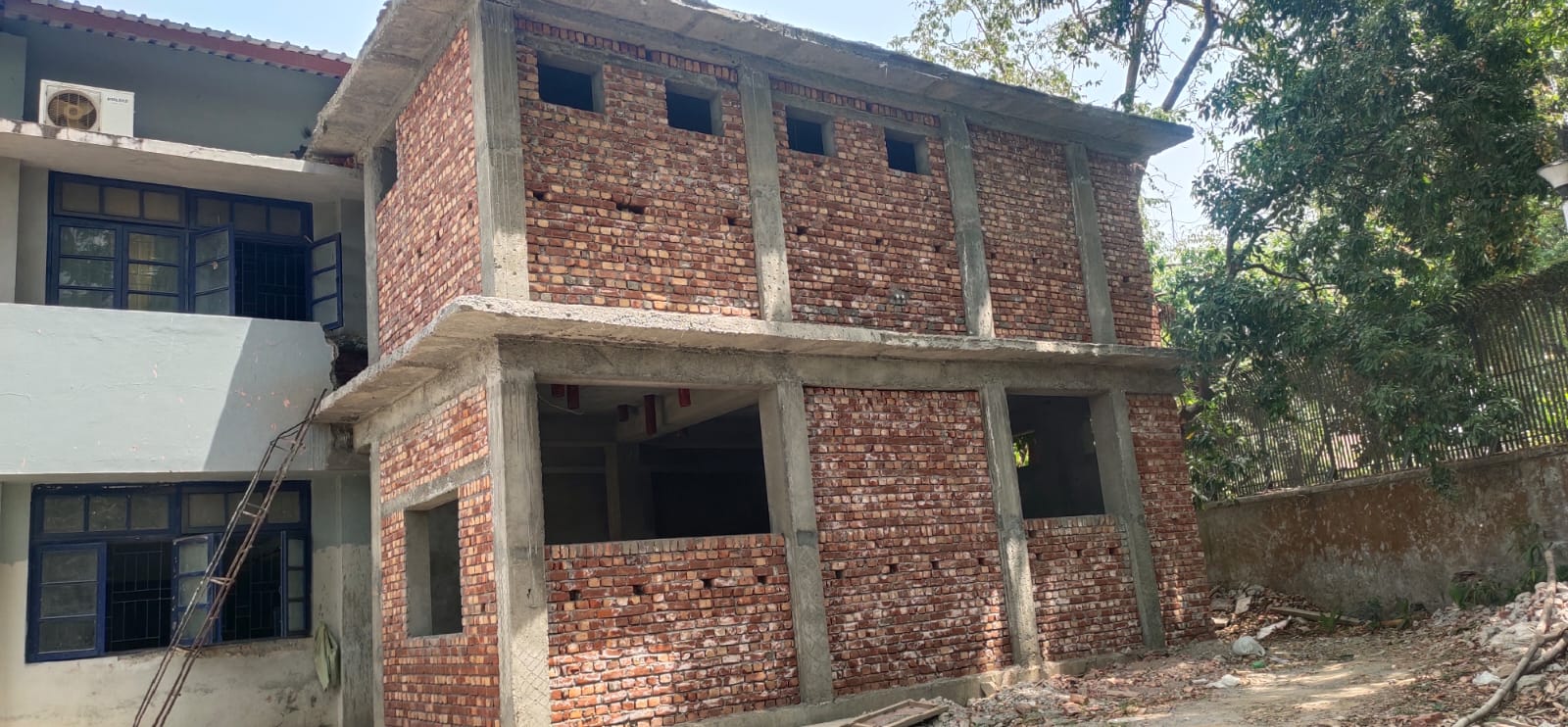 Washmroom Conf Hall construction in progress