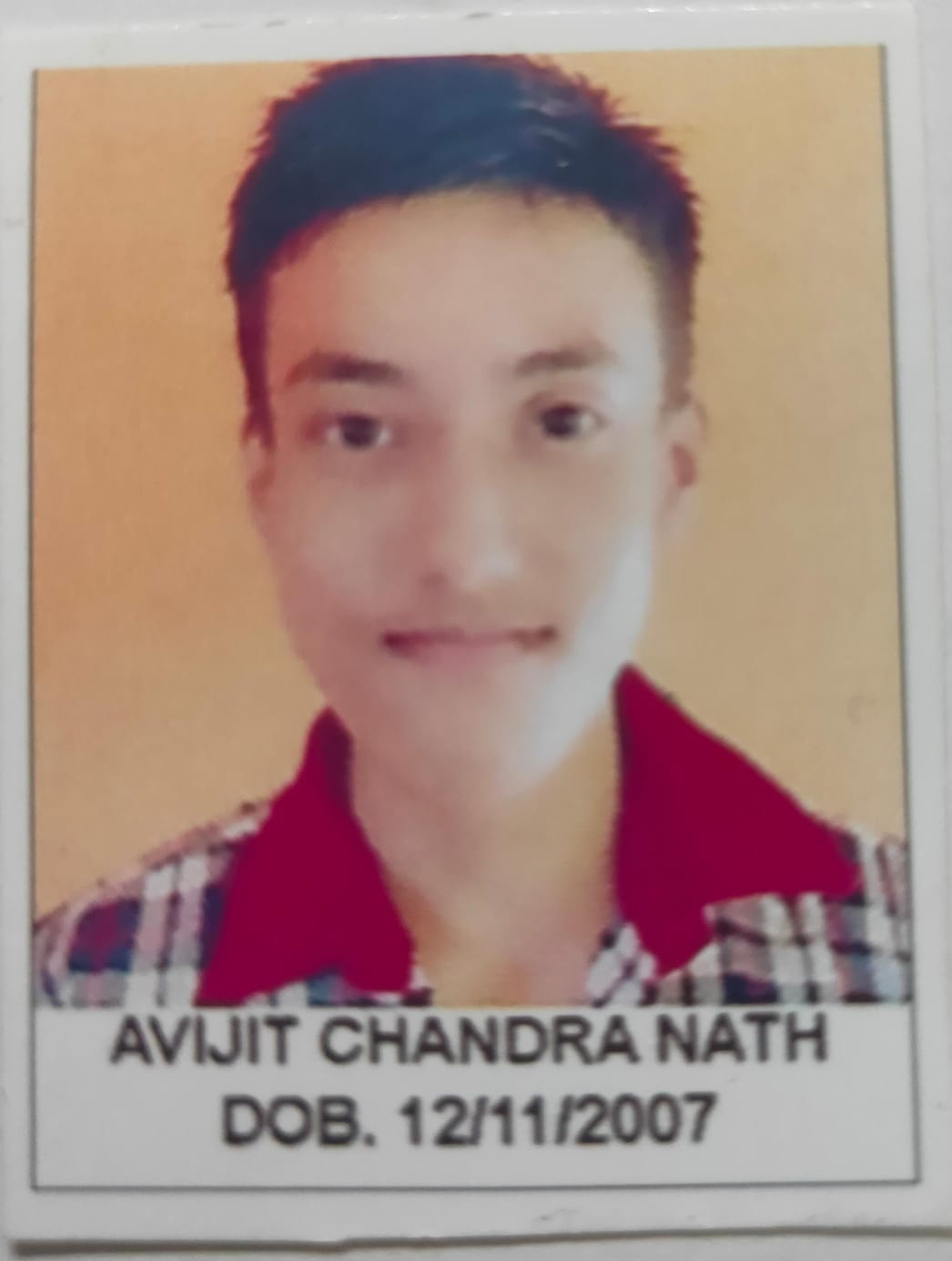 student name
