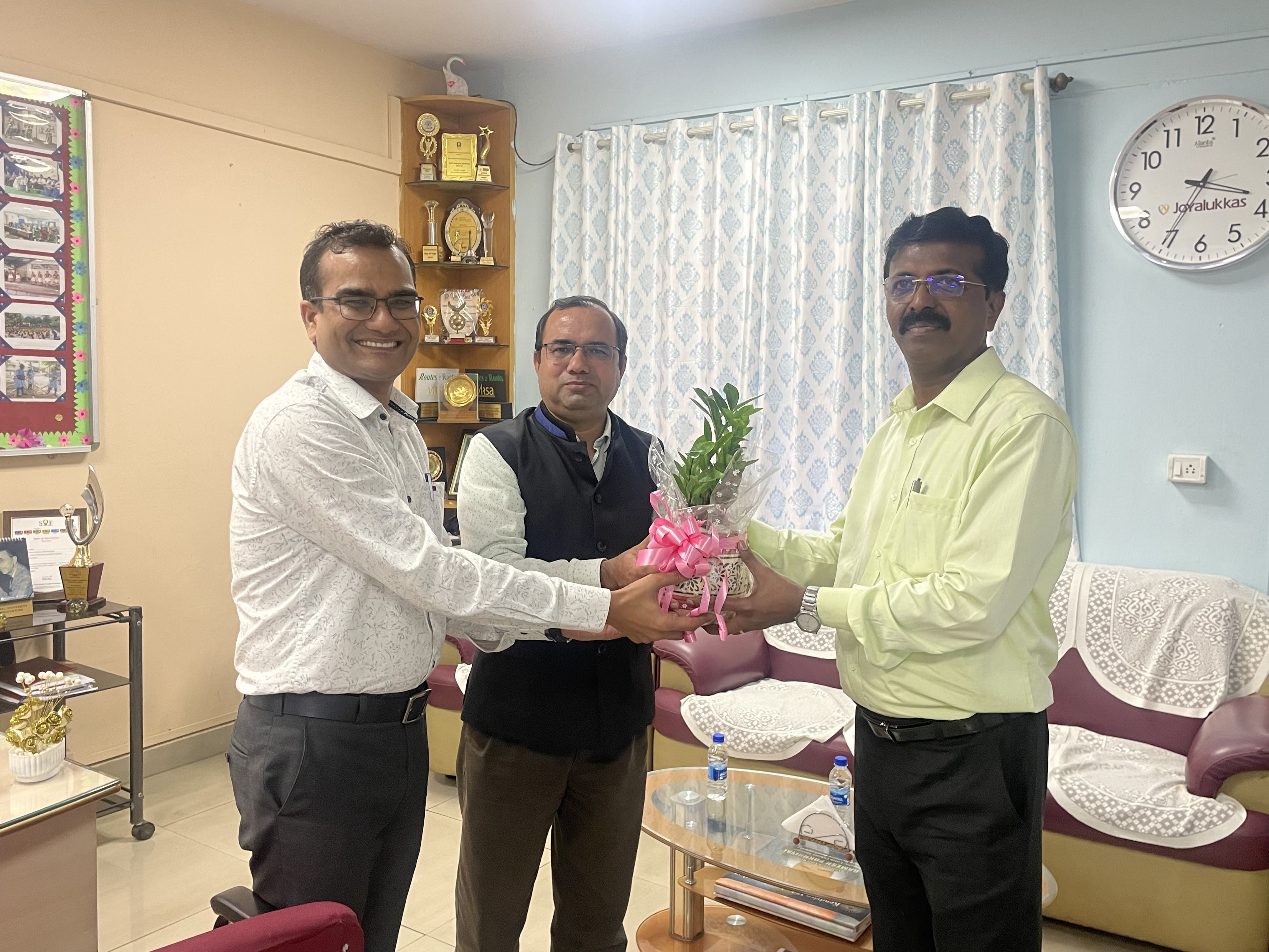 जेसी एडमिन श्री पी देवकुमार का दौरा