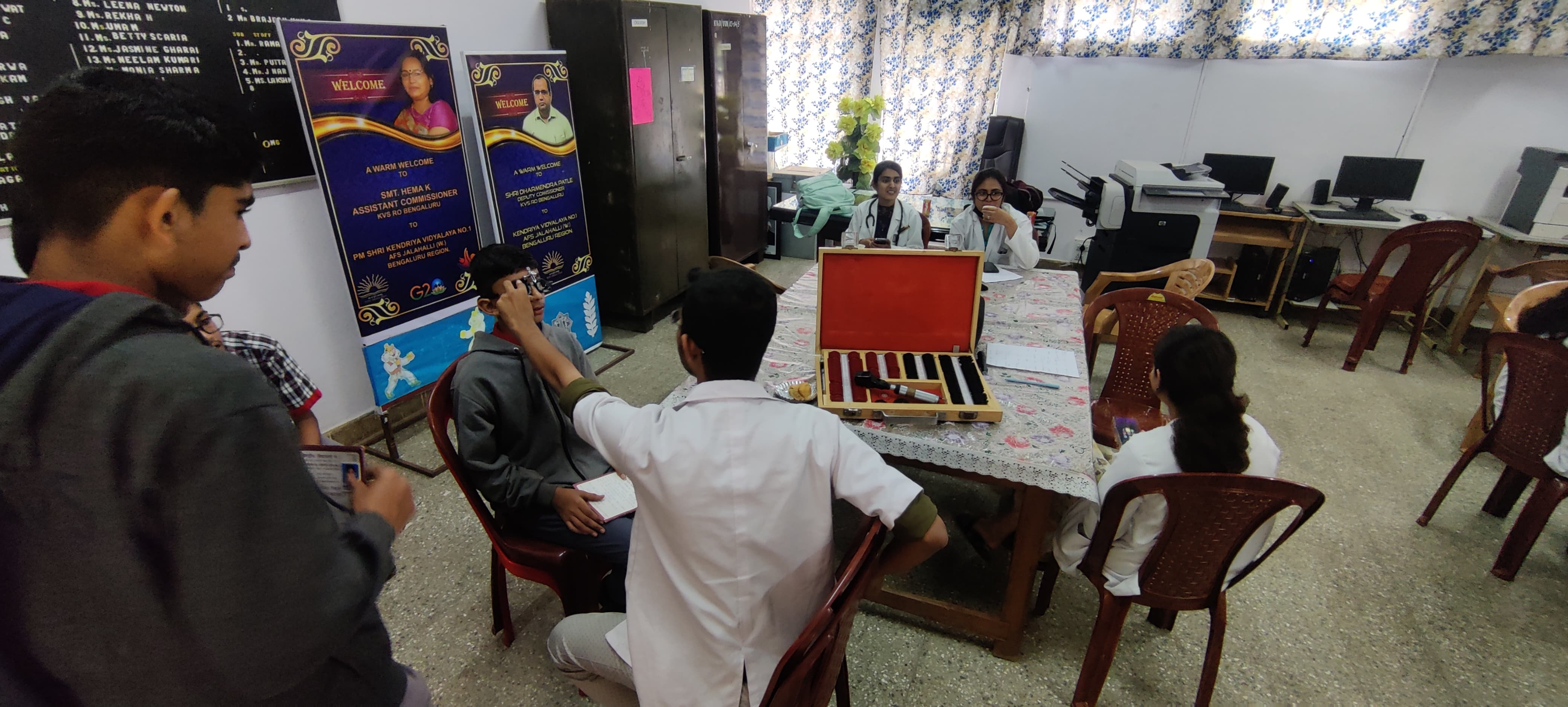 पीएम श्री योजना के तहत स्वास्थ्य शिविर