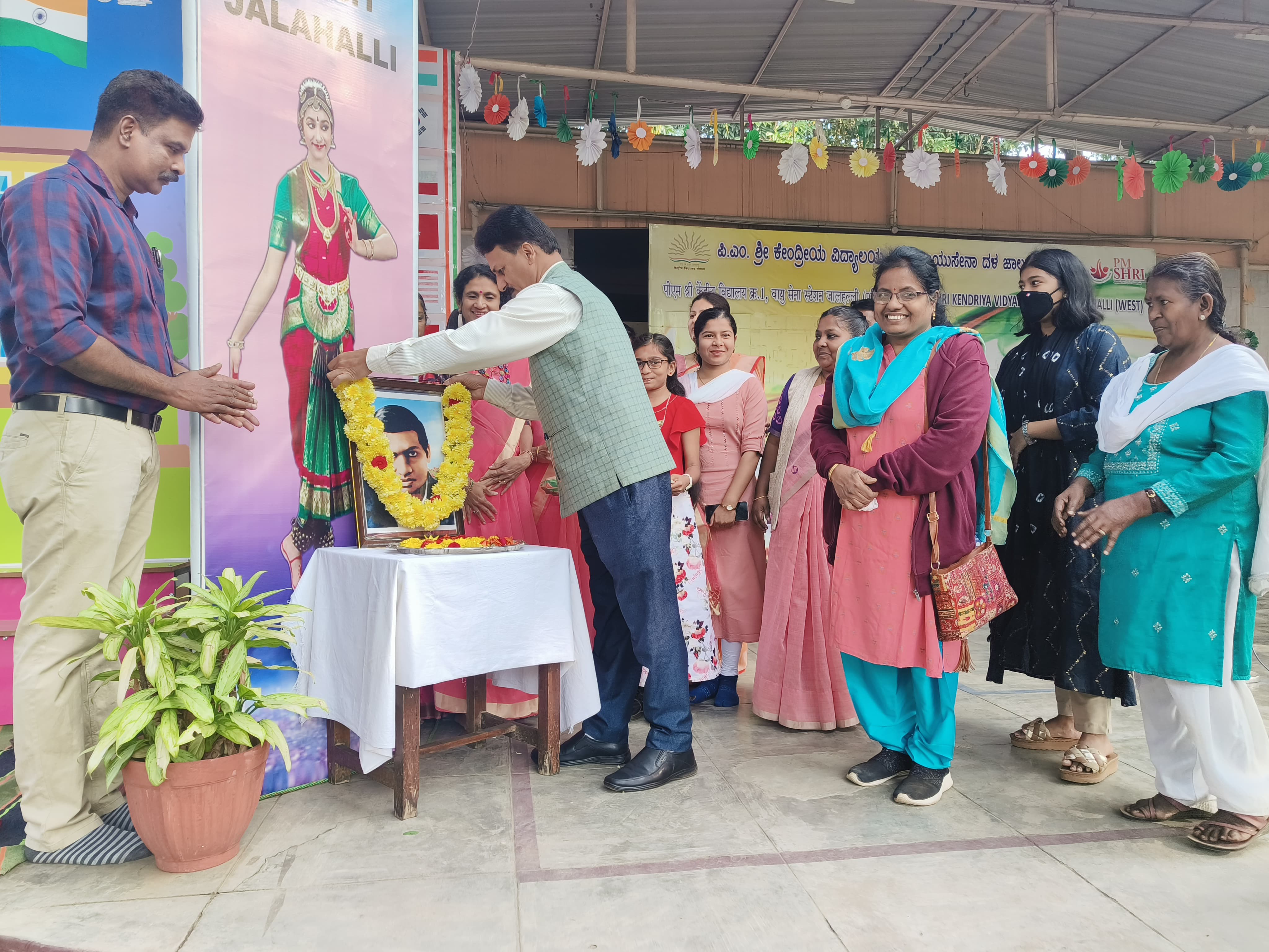 केवी 1 जलाहल्ली में राष्ट्रीय गणित दिवस