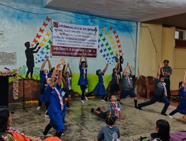 स्वर्ण तीर कार्यक्रम में अभ्यास