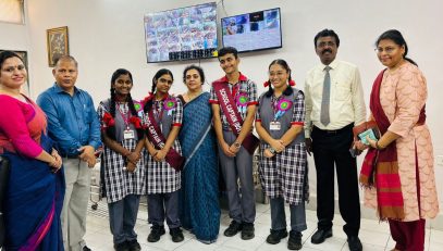 माननीय आयुक्त केवीएस(मुख्यालय) श्रीमती निधि पांडे का विद्यालय का दौरा