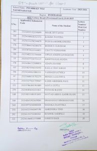 RTE PROVISIONAL LIST