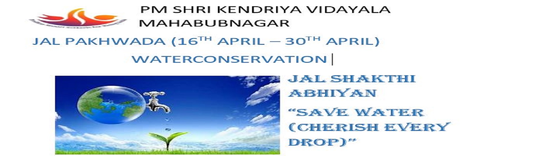 WATER CONSERVATION