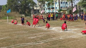 Students are playing game