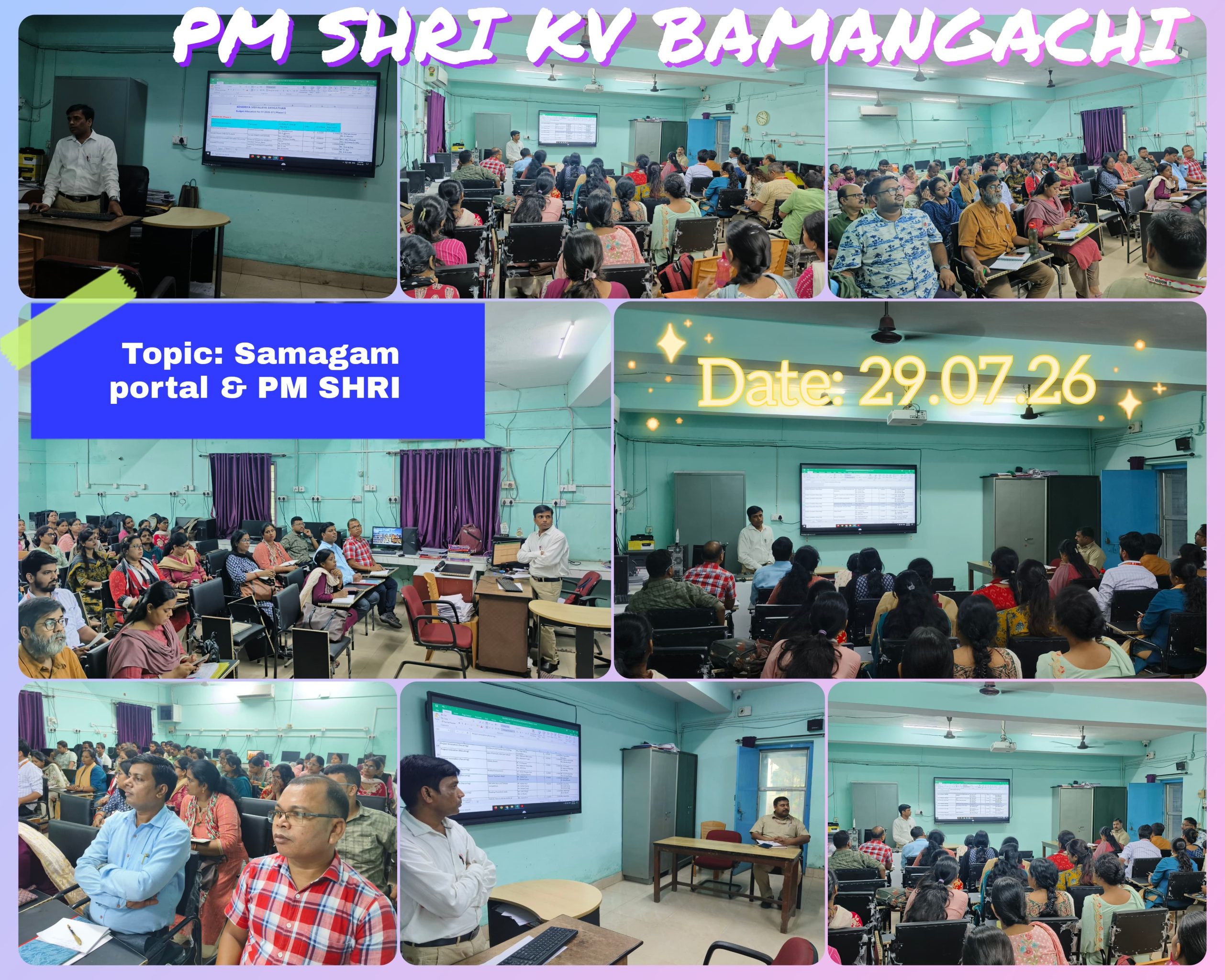 Samagam Portal and PM Shri Activities