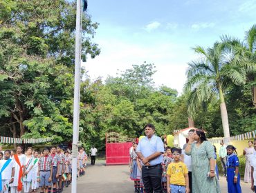 Hoisting the National Flag