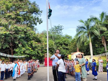 Hoisting the National Flag