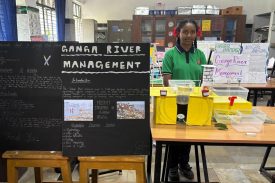 Idea on Ganga river cleaninless management by G. Varshini of class 9