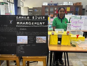Idea on Ganga river cleaninless management by G. Varshini of class 9